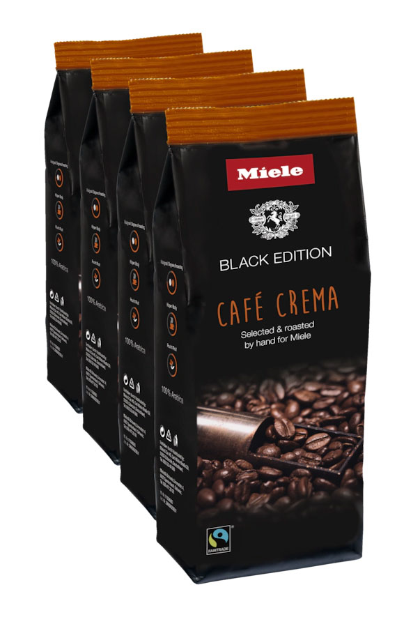 Кофе натуральный обжаренный в зернах Cafe Crema 4 x 250 г Miele купить в Иркутске | Всегда в наличии! | Артикул 12837490 | Официальный сайт