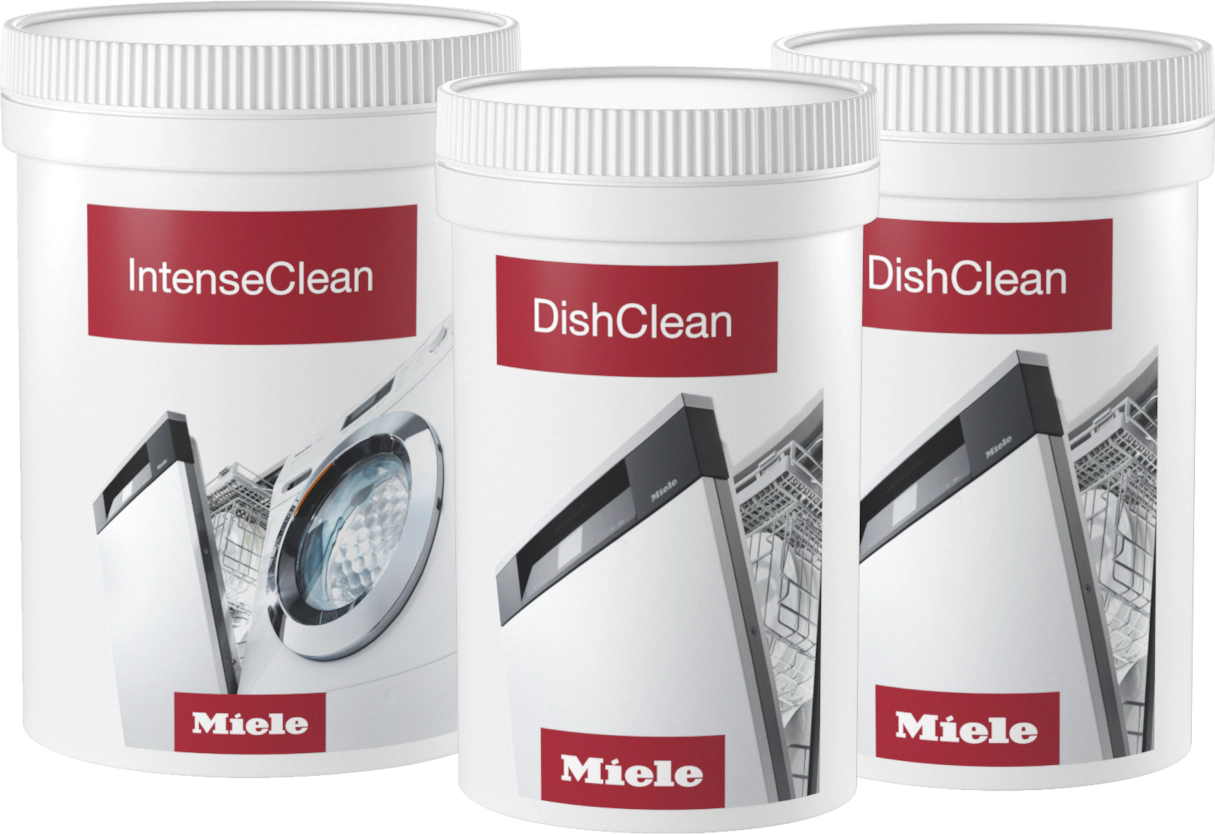 Набор средств по уходу за посудомоечными машинами DishClean и IntenseClean Miele купить в Иркутске | Всегда в наличии! | Артикул 11407570 | Официальный сайт
