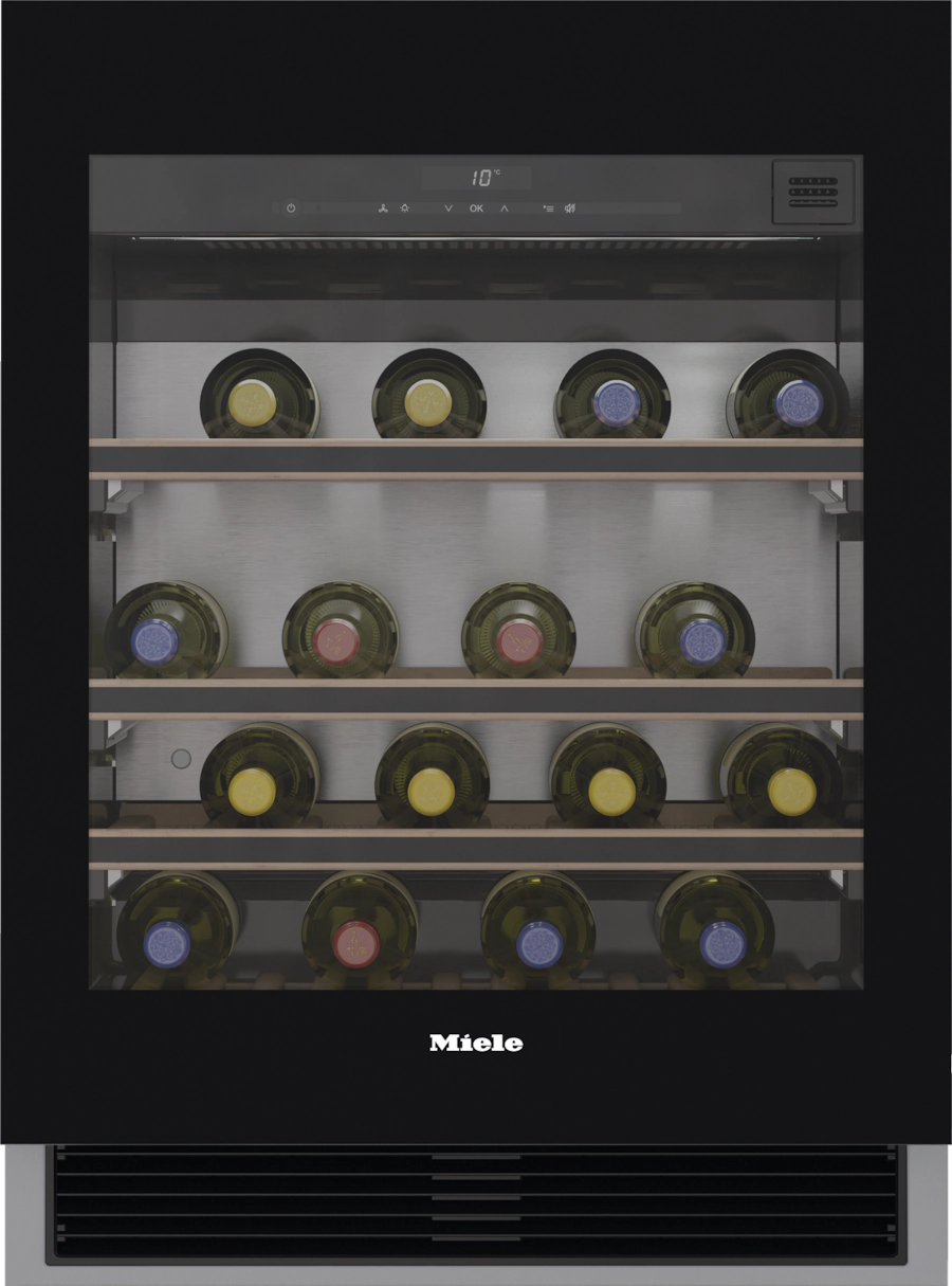 Миле Винный шкаф KWT 6312 UGS OBSW чёрный обсидиан Miele